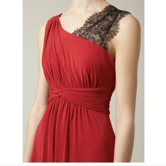 Bcbgmaxazria Red & Black Quenby Cocktail Dress Size XS - Picture 2 of 12
